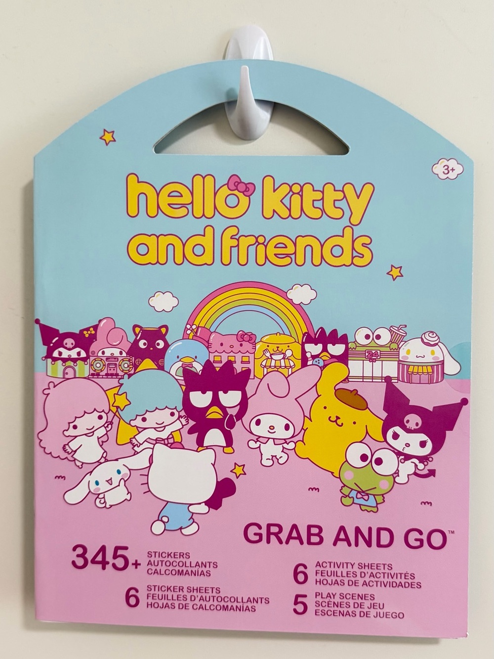 Sanrio Hello Kitty and Friends Grab and Go Activity Kit - Pink & Light Blue
